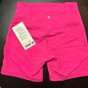 LuLulemon align shorts 6” sonic pink
